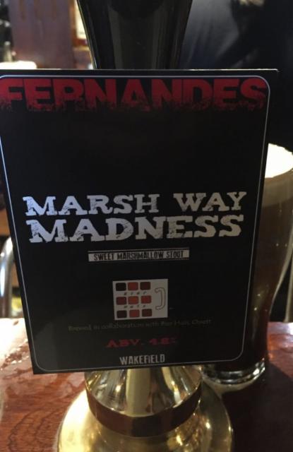 Marsh Way Madness 4.8%, Fernandes Brewery Tap, England