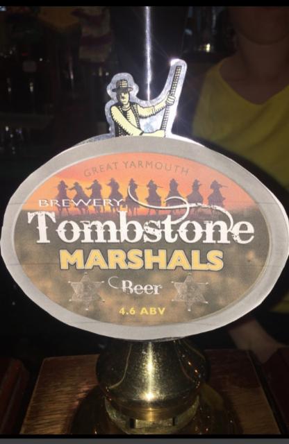 Marshals 4.6%, Tombstone Brewery, England
