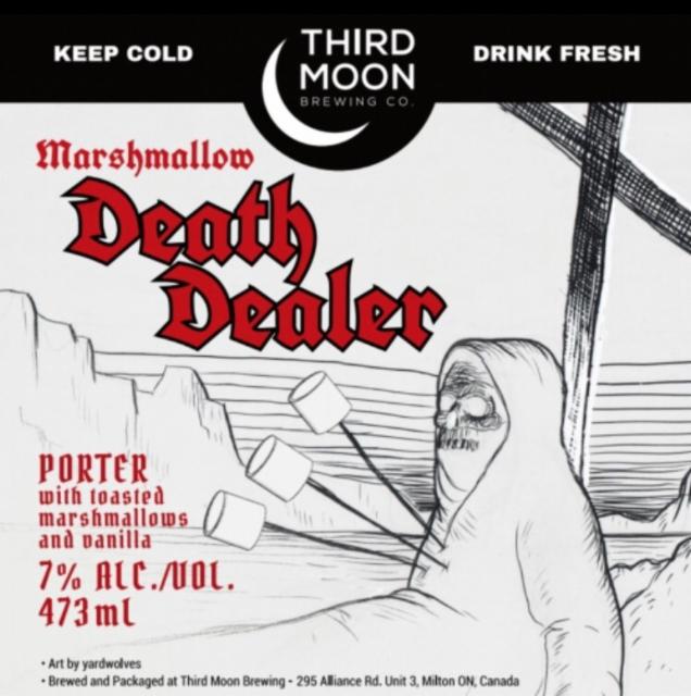 Marshmallow Death Dealer 7.0%, Third Moon Brewing Company, Canada