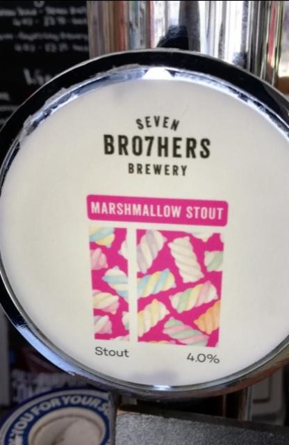 Marshmallow Stout 4.0%, Seven Bro7hers Brewing Co., England