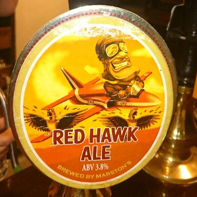 Red Hawk Ale 3.8%, Marston's Brewery, England