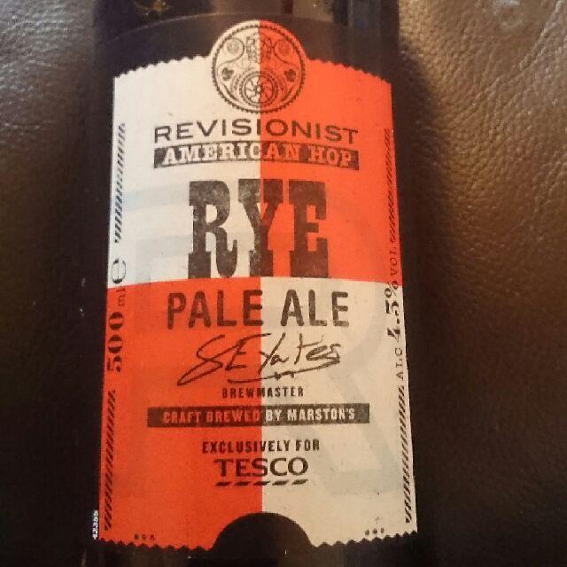 American Hop Rye Pale Ale 4.3%, Revisionist, England