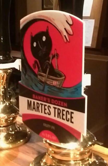 Martes Trece 5.8%, Baker's Dozen Brewing Co, England