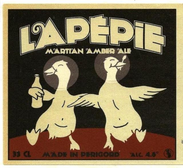 Martian Amber Ale 4.8%, Brasserie Lapépie, France