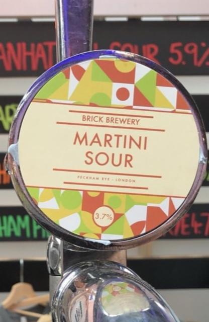 Martini Sour 3.7%, Brick Brewery, England