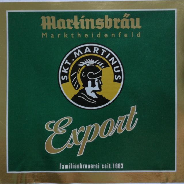 Martinsbräu Export 5.3%, Martinsbräu, Germany