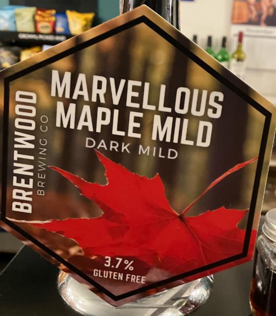 Marvellous Maple Mild 3.7%, Brentwood Brewing Company, England