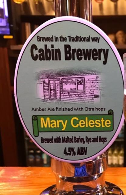 Mary Celeste 4.5%, Cabin Brewery, England