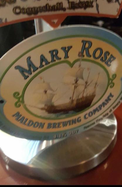 Mary Rose 4.1%, Maldon Brewing Company, England