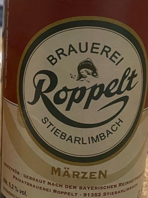 Märzen 5.2%, Brauerei Roppelt, Germany