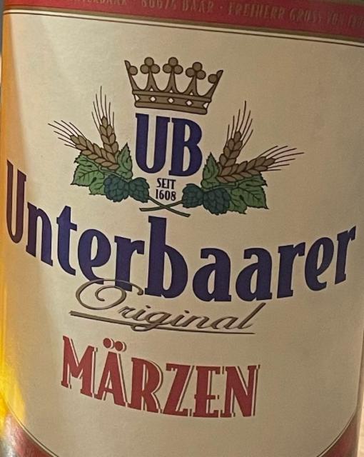Märzen 5.7%, Schloßbrauerei Unterbaar, Germany