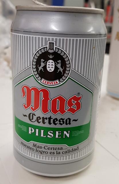 Mas Certesa Pilsen, Cervezas De Tenerife