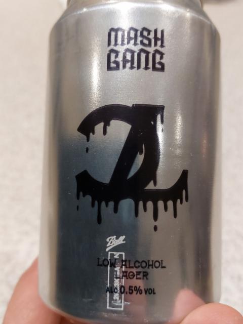 Mash Gang Low Alcohol Lager 0.5%, Mash Gang, England