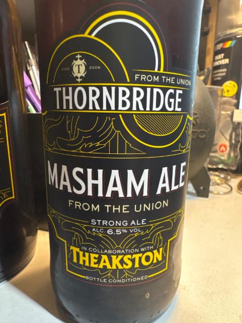 Masham Ale - From The Union 6.5%, Thornbridge Brewery, England