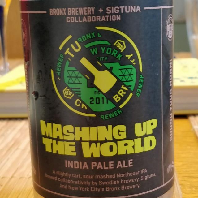 Mashing Up The World 7.0%, The Bronx Brewery, United States