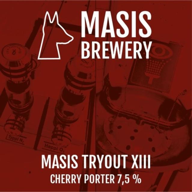 Masis tryout XIII: cherry porter 7.5%, Masis Brewery, Finland