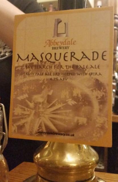 Masquerade...The Search For The Pale Ale 4.3%, Abbeydale Brewery, England
