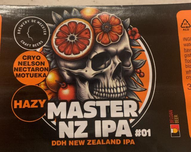 MASTER NZ IPA 6.5%, Brouwerij Martens, Belgium
