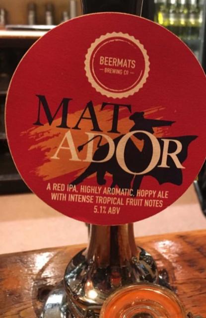 Matador 5.1%, Beermats Brewing Co, England