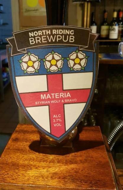 Materia 3.7%, North Riding Brewery, England