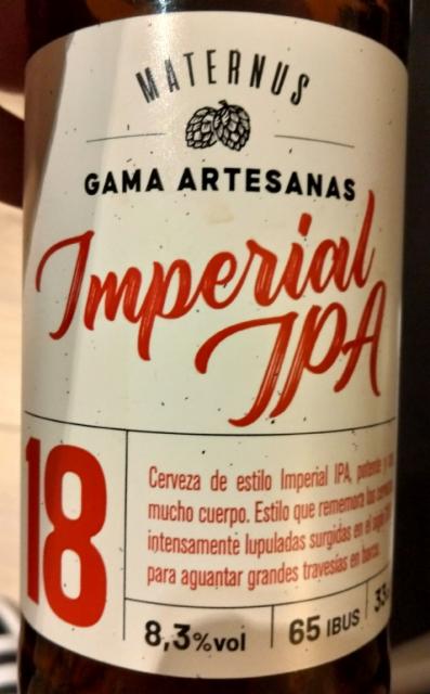 Maternus Imperial IPA 8.3%, Cervezas Arriaca, Spain