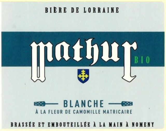 Mathur Blanche 5.5%, Microbrasserie Mathur, France