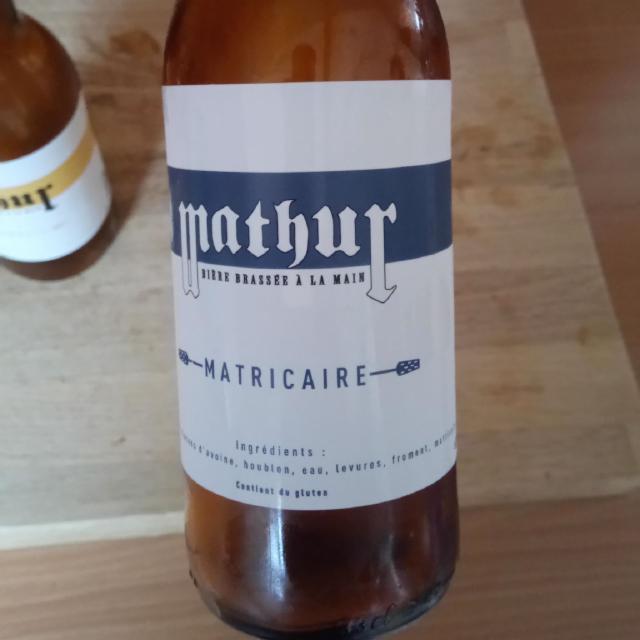 Matricaire 5.5%, Microbrasserie Mathur, France