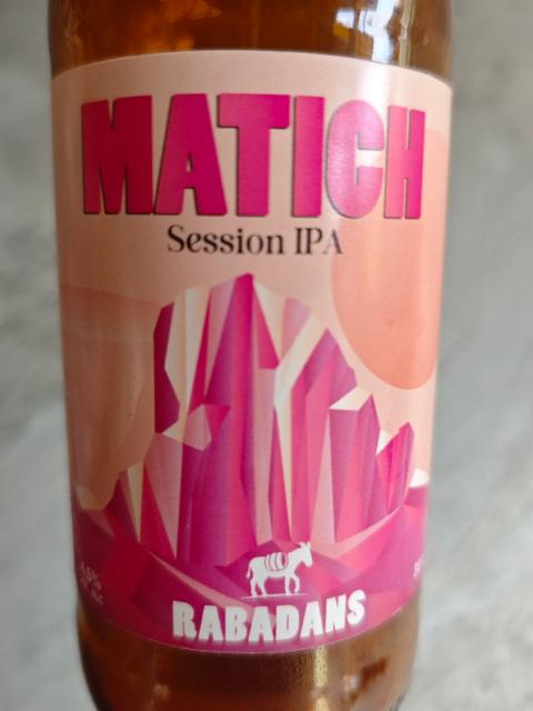 Matich session IPA 4.5%, Rabadans, Italy