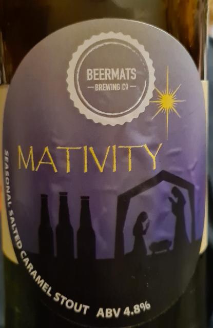 Mativity 4.8%, Beermats Brewing Co, England