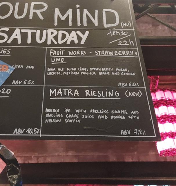 Mátra Riesling 7.8%, Brew Your Mind, Hungary