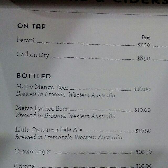 Matso's Lychee Beer 4.5%, Matso's Broome Brewery, Australia