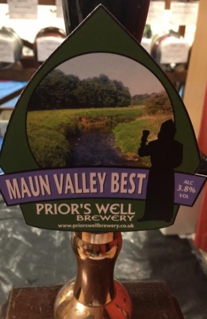 Maun Valley Best 3.8%, Prior's Well Brewery, England