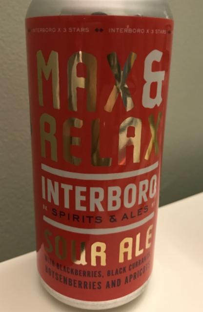 Max & Relax Sour Ale 5.5%, Interboro Spirits & Ales, United States