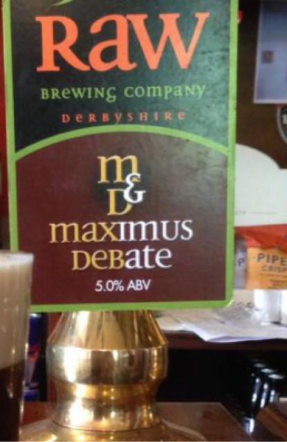 Maximus Debate 5.0%, Raw Brewing Company, England