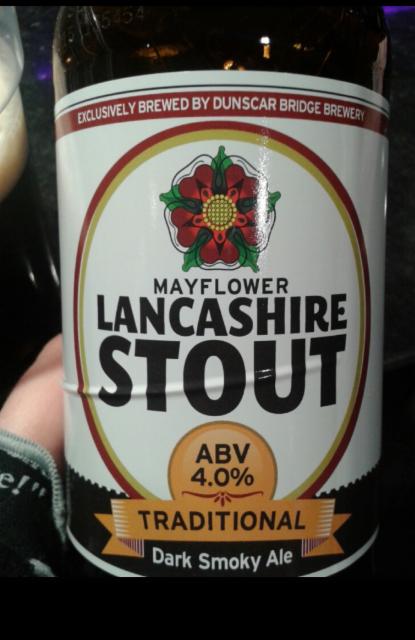 Lancashire Stout 4.0%, Mayflower Brewery, England