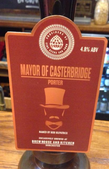 Mayor Of Casterbridge 4.8%, Brewhouse & Kitchen, England