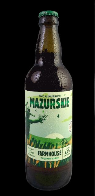 Mazurskie Farmhouse Ale z Pędami Sosny 5.2%, Mazurski Brewery, Poland
