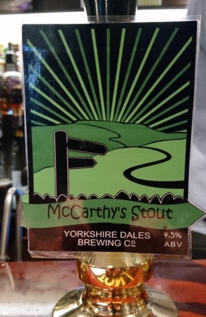 McCarthy's Stout 4.5%, Yorkshire Ales, England