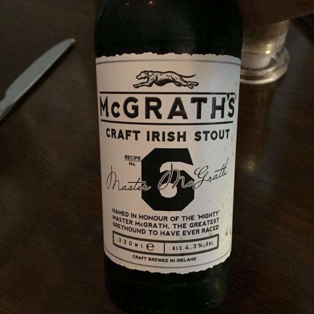 McGrath's Craft Irish Stout 4.3%, Clanconnel, Ireland