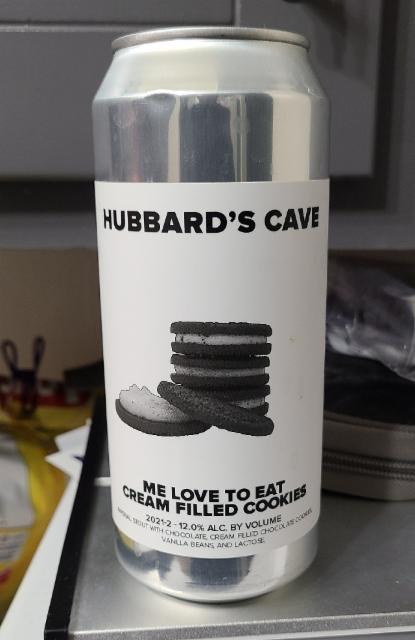 Me Love To Eat Cream Filled Cookies 12.0%, Hubbard's Cave, United States