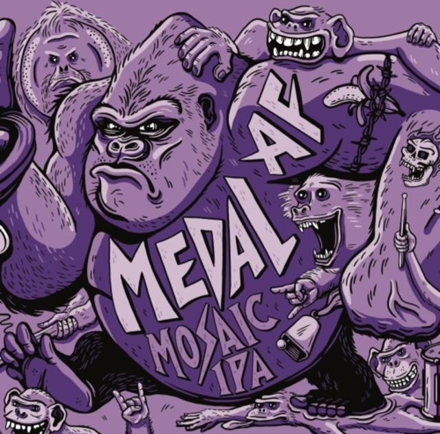MEDAL AF Mosaic IPA 6.5%, Bootstrap Brewing, United States