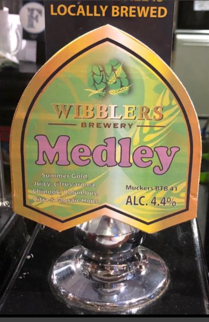 Medley 4.4%, Wibblers Brewery, England