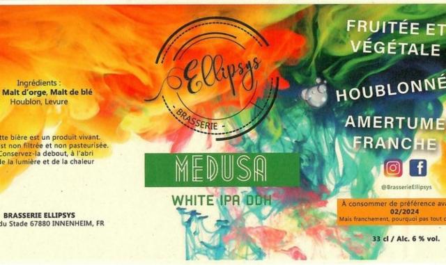 Medusa 6.0%, Brasserie Ellipsys, France