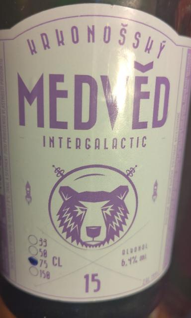 Medved Intergalatic 15 6.4%, Pivovar Basta, Czech Republic