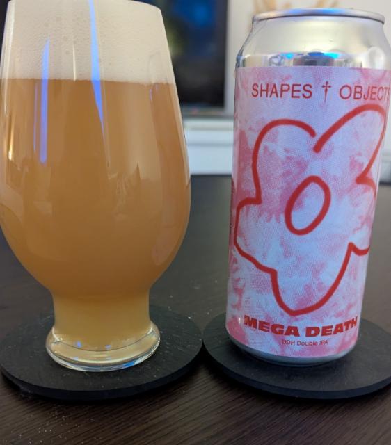 Mega Death Ddh double ipa, Shapes & Objects Beer Co