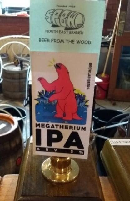 Megatherium IPA 5.0%, Darwin Brewery, England