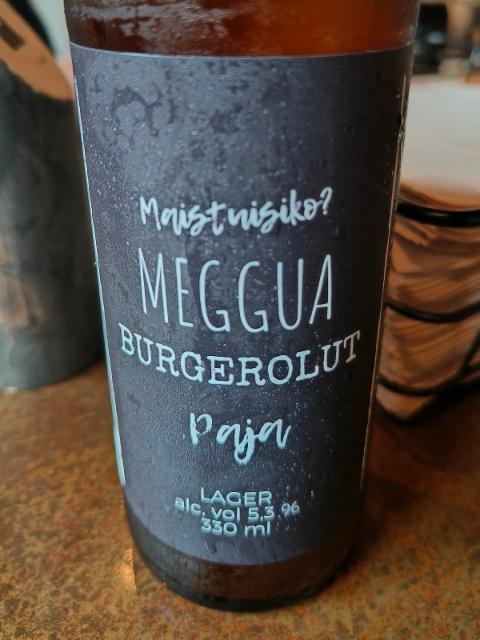 Meggua Burgerolut 5.3%, Hangaround & Nobody Brewing, Finland