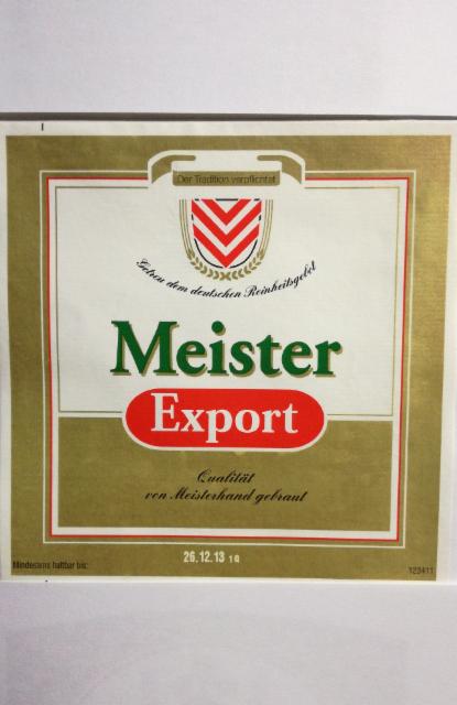 Meister Export, Getränke Wüllner