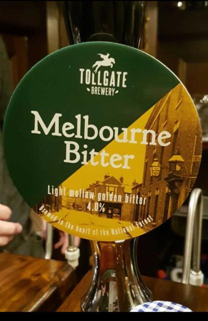 Melbourne Bitter 4.4%, Tollgate Brewery Ltd, England