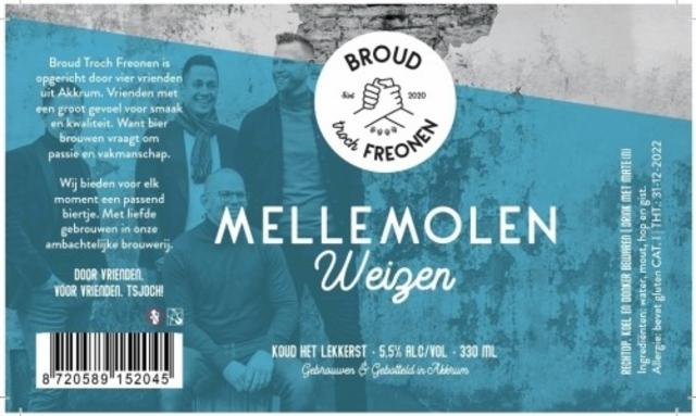 Mellemolen Weizen 5.5%, Broud troch Freonen, Netherlands